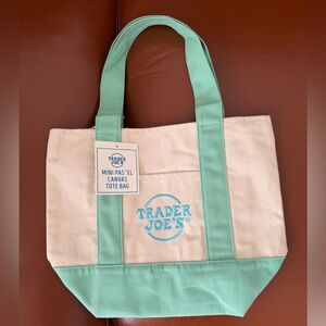 Trader Joe’s Mini Tote Bags - Pastel Green/Mint